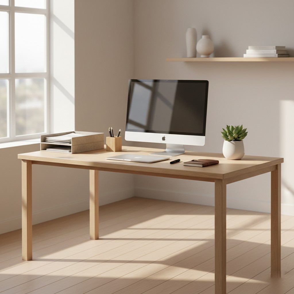 Home office desk organization